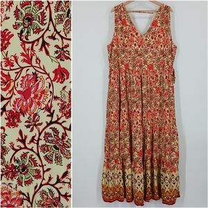 Cleo Floral Printed Sleeveless Dress